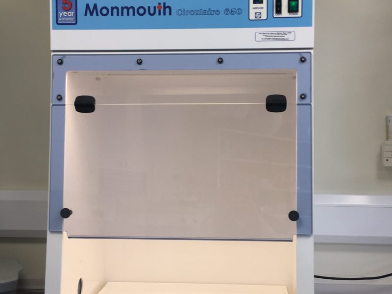 Monmouth Scientific | Circulaire Fume Cupboard | Salisbury Hospital