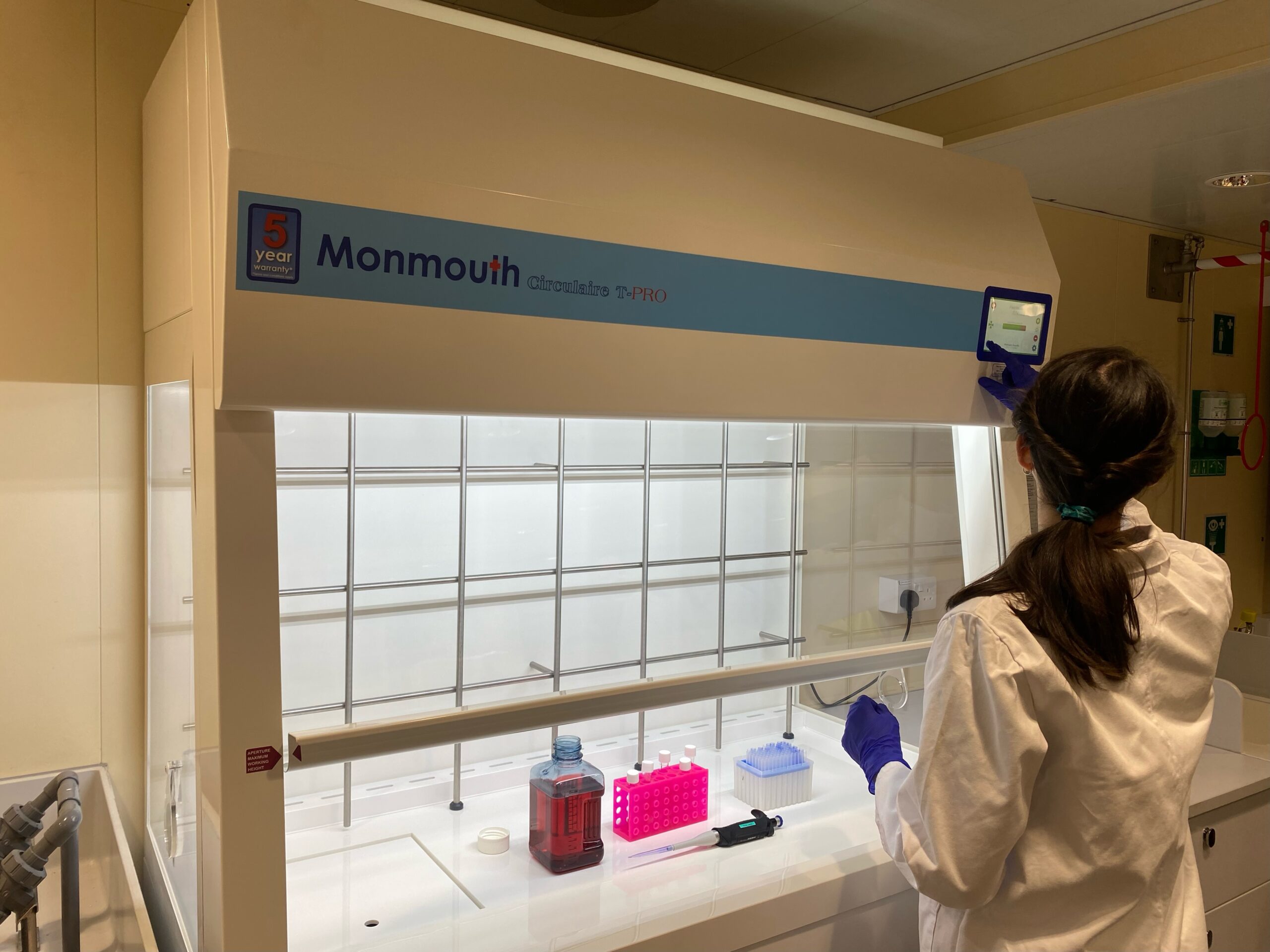 Puffer Lab Recirculating Fume Cupboards in Polar Research Labs