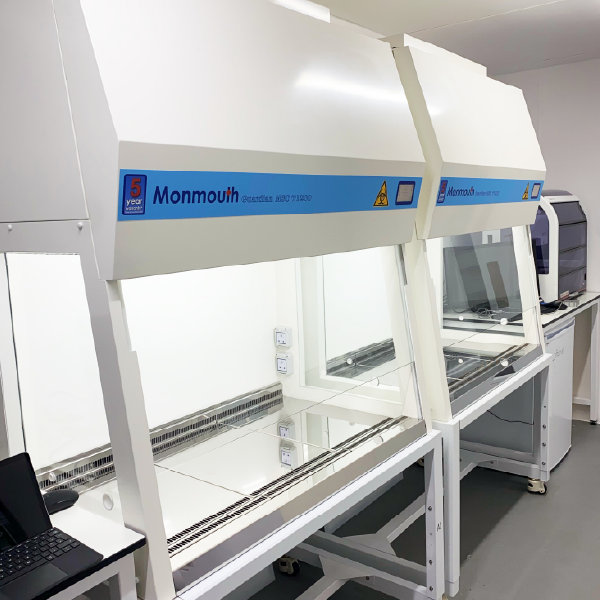 Monmouth Scientific | Case Study | Open Cell | Class 2 Biological Safety Cabinet
