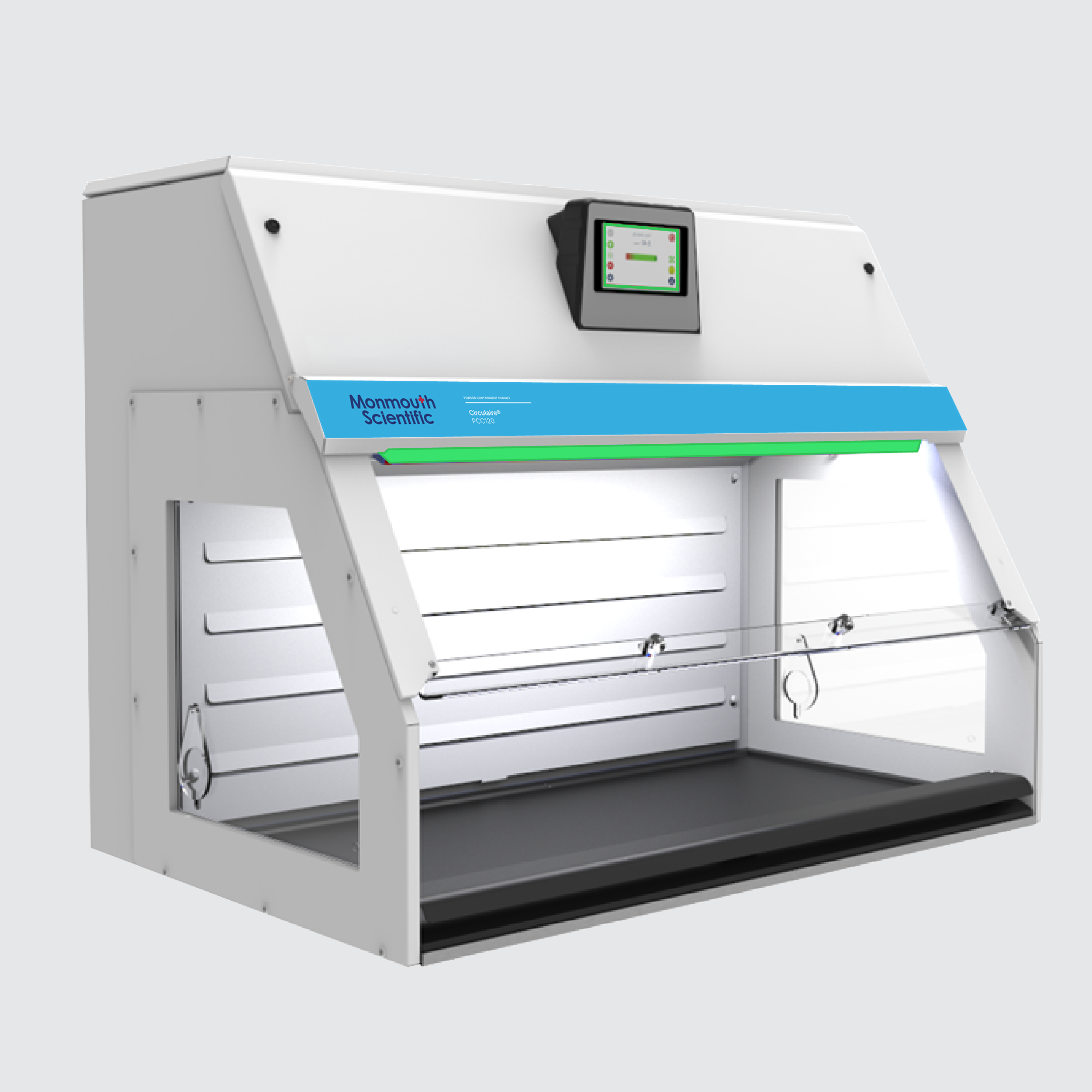 MonSci-Product-PCC-Pro-1 Monmouth Scientific | Product | Powder Containment Cabinet Pro