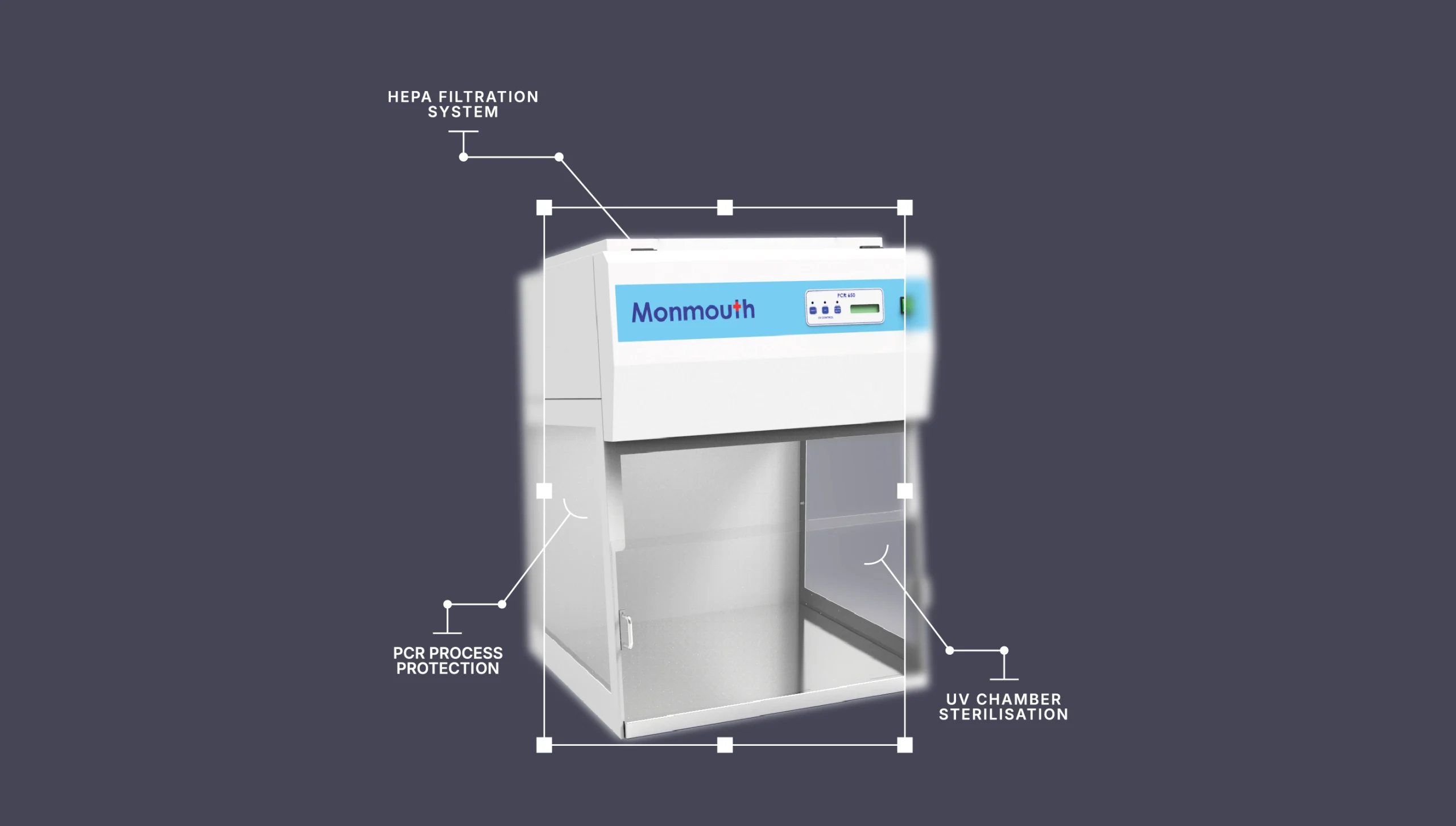 Monmouth Scientific | Product | PCR Cabinet